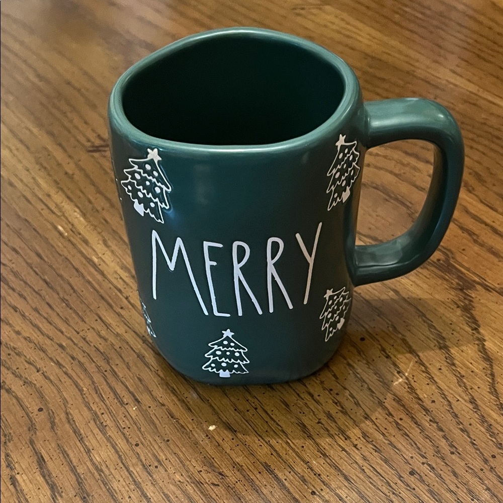 Rae Dunn Green 'Merry' Christmas Mug
